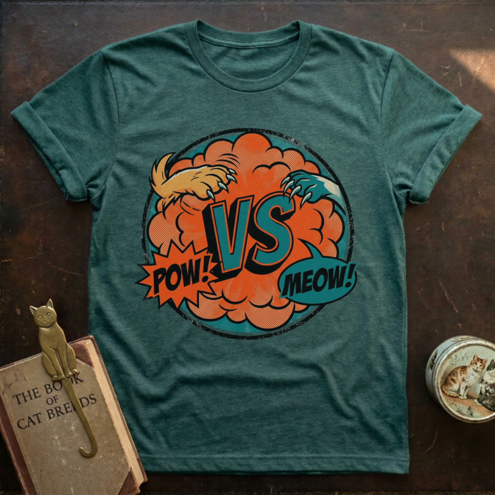 Pow vs Meow T-Shirt