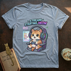 Stream Starting Meow T‑Shirt