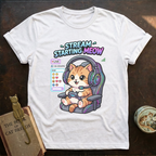 Stream Starting Meow T‑Shirt